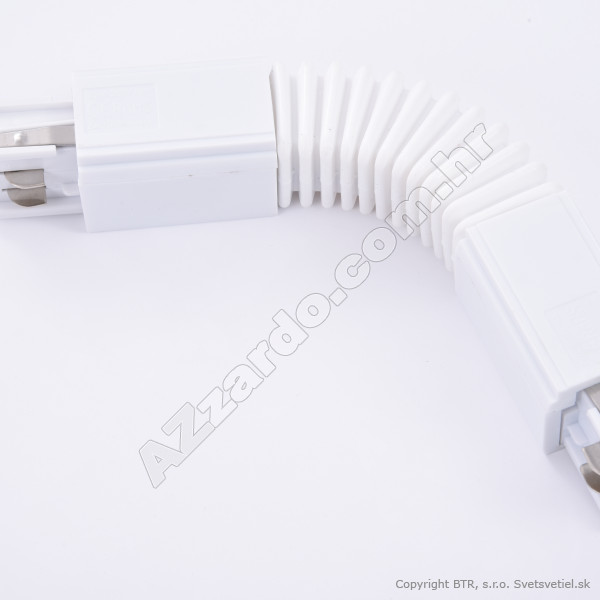 TRACK 3LINE FLEXIBLE CONNECTOR WH - 