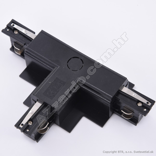 TRACK 3LINE T CONNECTOR RIGHT GIPS BK - 
