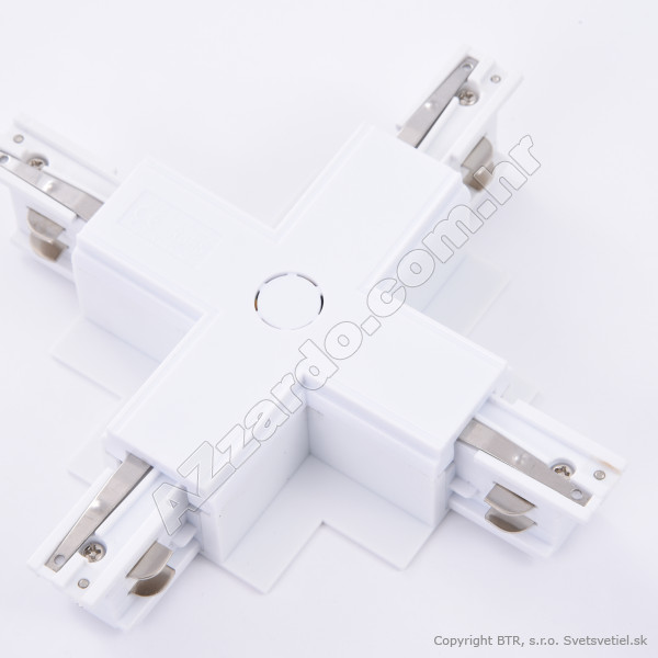 TRACK 3LINE X CONNECTOR GIPS WH - 